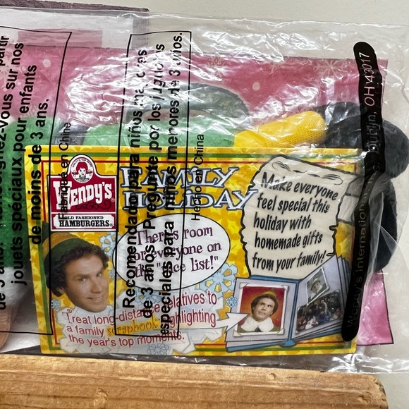 New Sealed Will Farrell Elf Buddy Movie Clip On Toy Collectible Wendy's 2004 - Picture 4 of 6